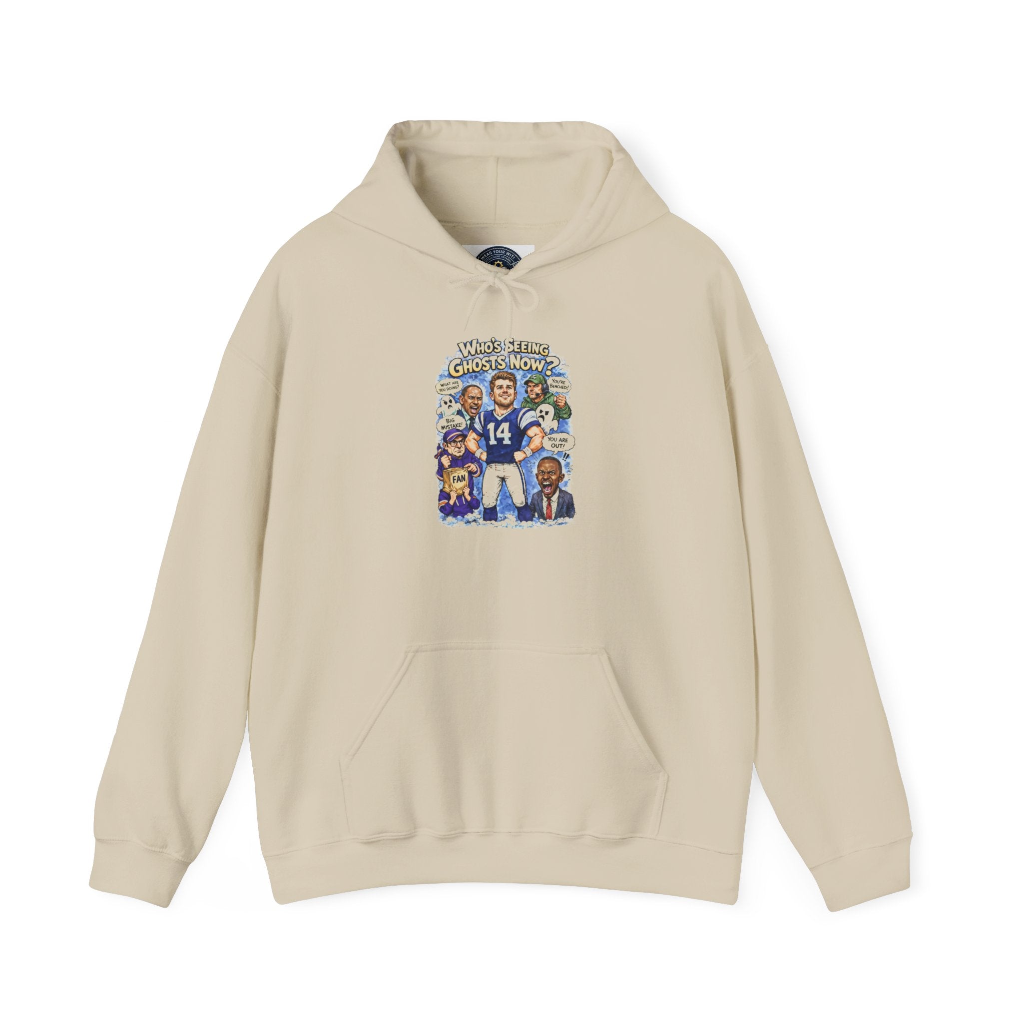 "Who's Seeing Ghosts Now?" Unisex Heavy Blend™ Hooded Sweatshirt